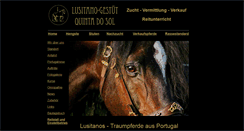 Desktop Screenshot of lusitano.at